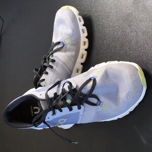 On Cloud X 3 Womens 10.5 Shoes Running Walking Sneaker Nimbus Blue